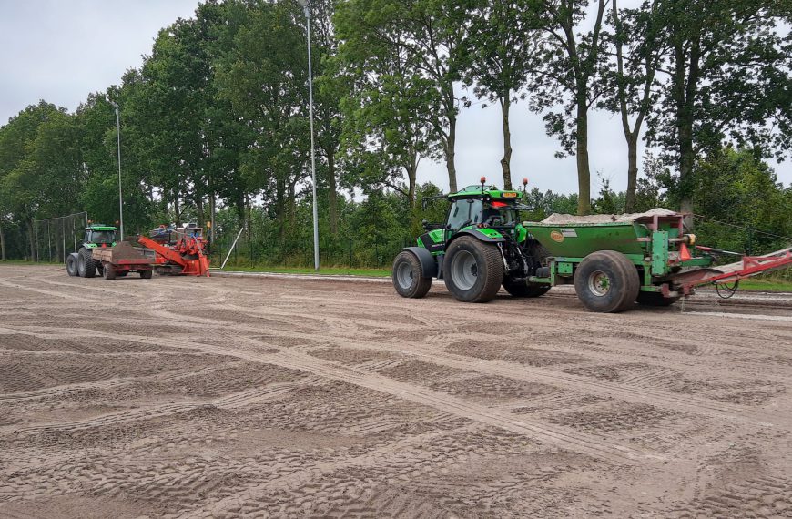 Renovatie B-veld en subsidie veldverlichting vv Friese Boys